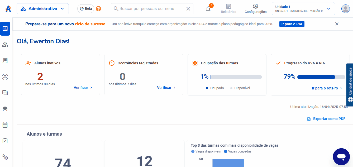 Campos de datas e prazos da fase de nota